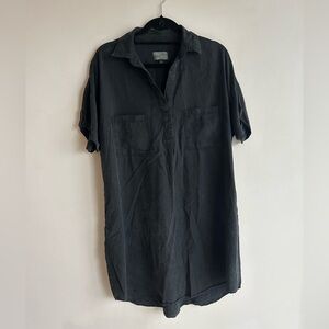Universal Threads Black Short Sleeve faded Shirt Dress